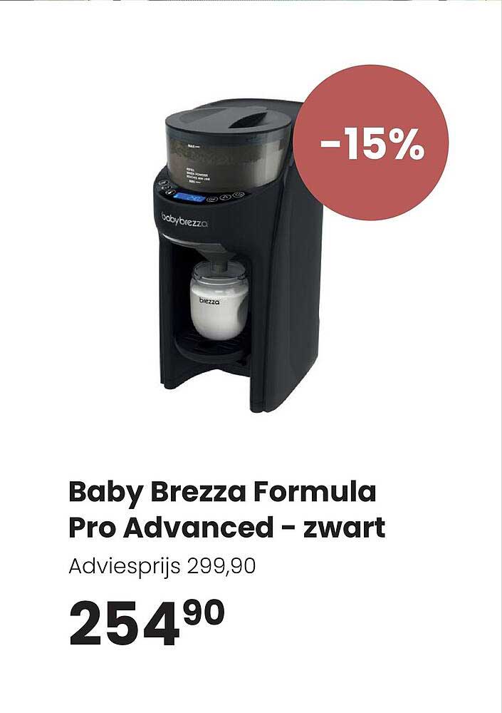 Baby Brezza Formula Pro Advanced – zwart