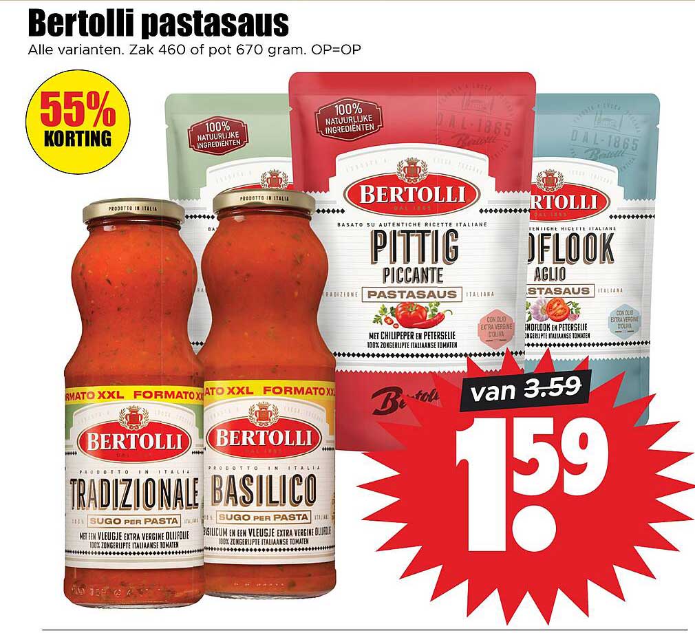 Bertolli pastasaus