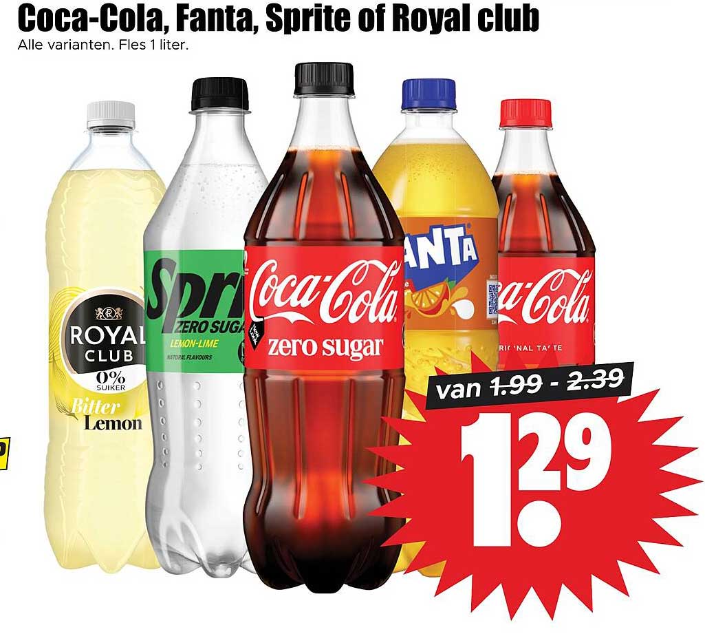 Coca-Cola, Fanta, Sprite of Royal club