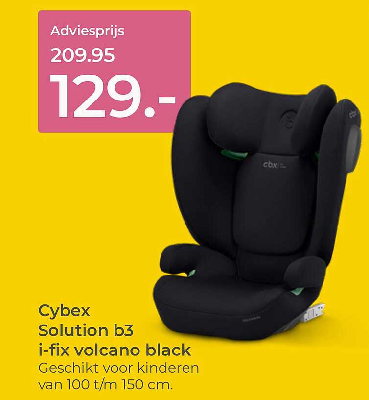 Cybex Solution b3 i-fix volcano black