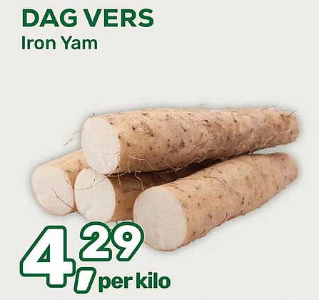 DAG VERS Iron Yam