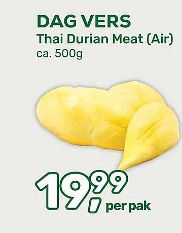 DAG VERS Thai Durian Meat (Air) ca. 500g