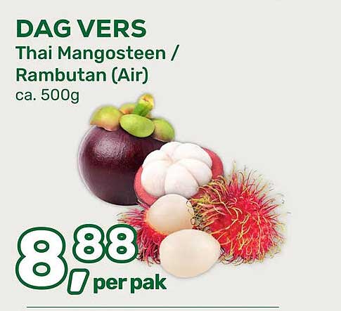 DAG VERS Thai Mangosteen / Rambutan (Air) ca. 500g