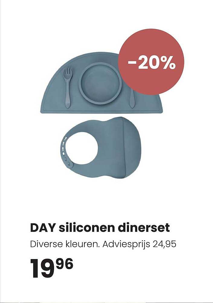 DAY siliconen dinerset -20%