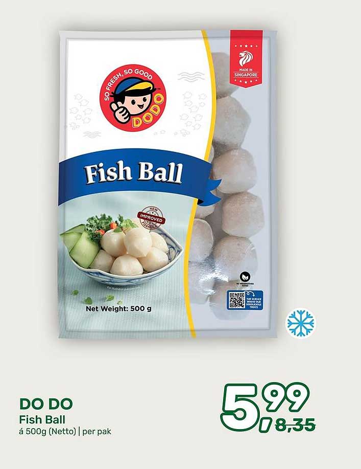 DO DO Fish Ball á 500g (Netto) | per pak