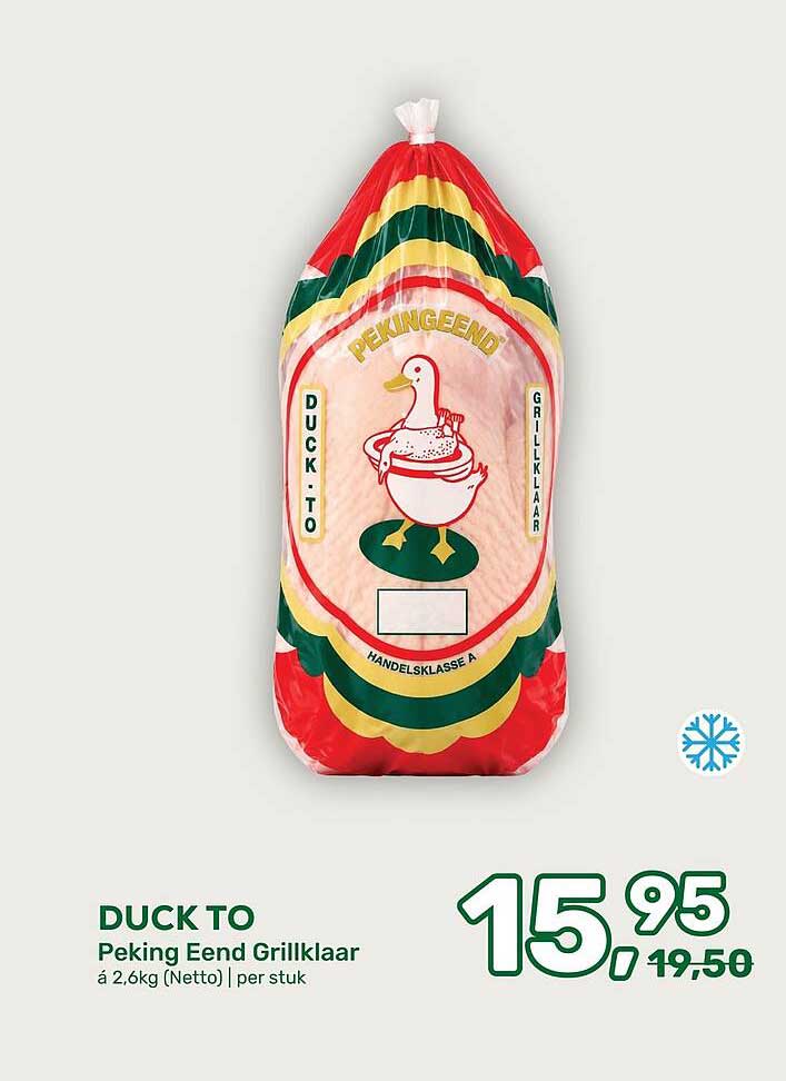 DUCK TO Peking Eend Grillklaar