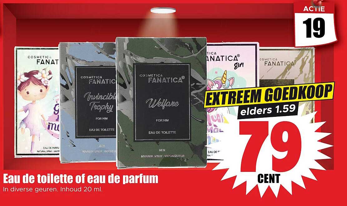 Eau de toilette of eau de parfum