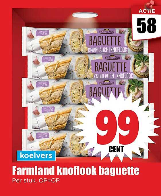 Farmland knoflook baguette