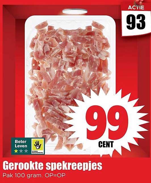 Gerookte spekreepjes