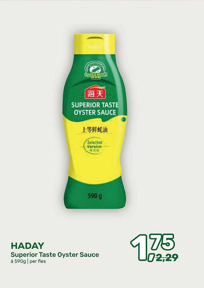 HADAY Superior Taste Oyster Sauce á 590g | per fles