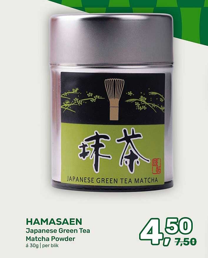 HAMASAEN Japanese Green Tea Matcha Powder á 30g