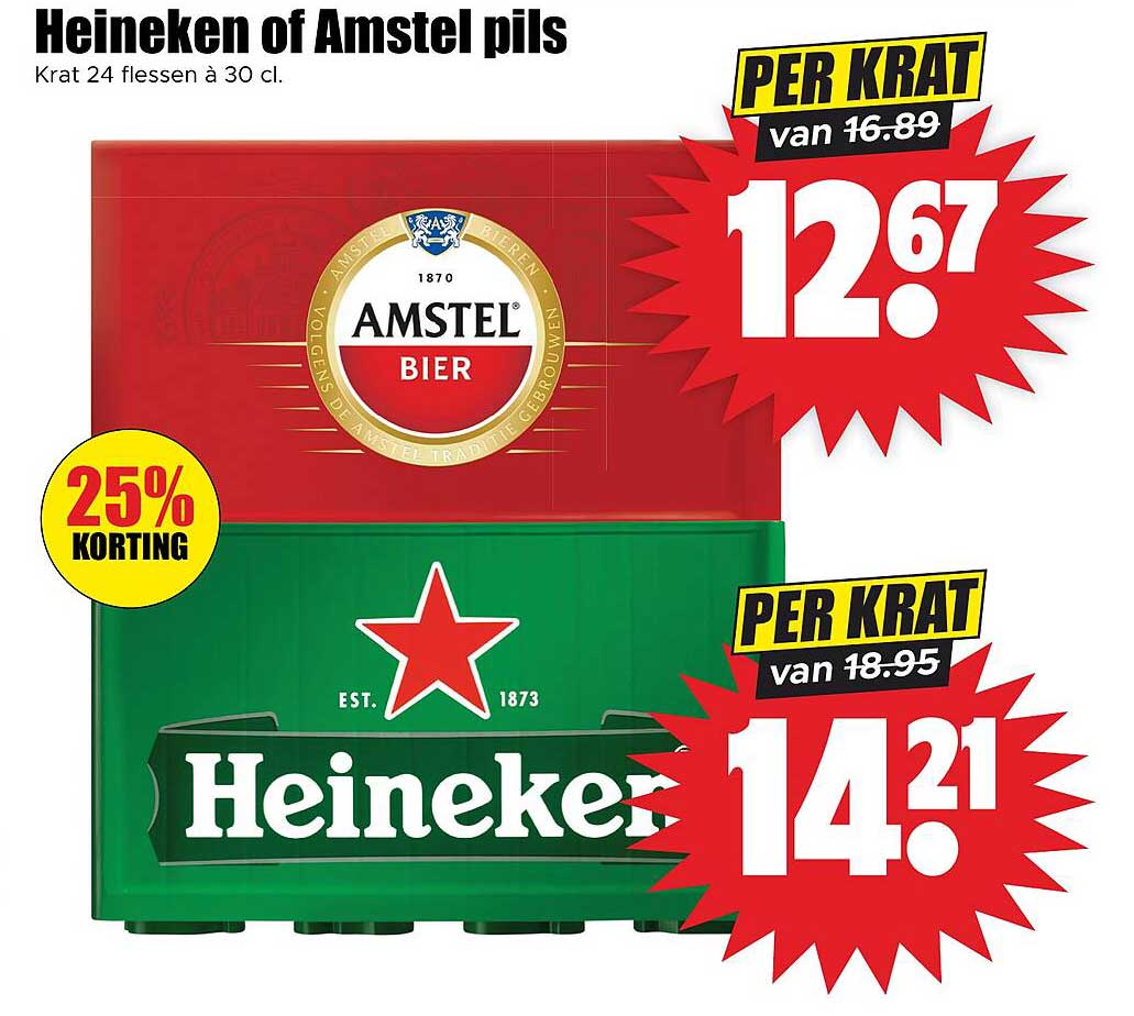 Heineken of Amstel pils