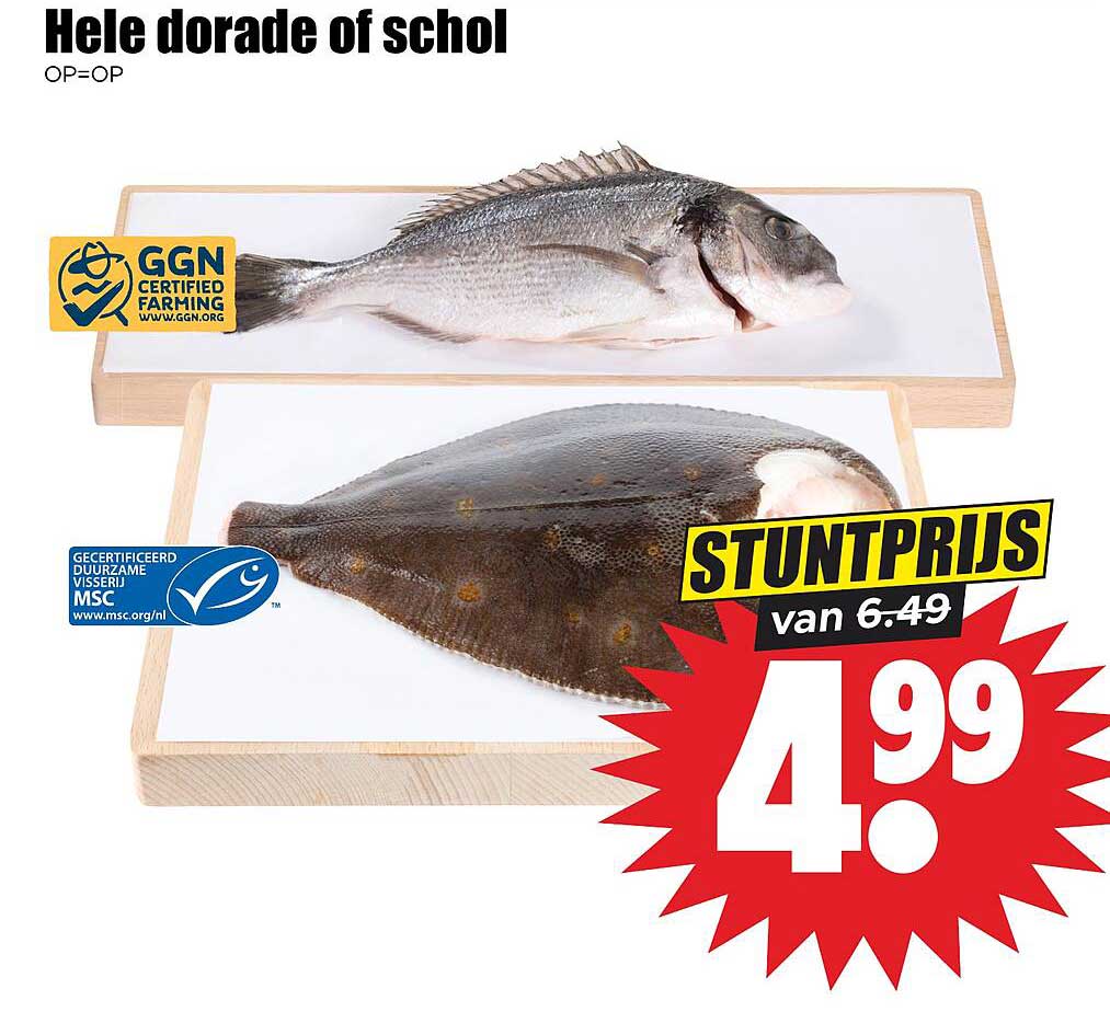 Hele dorade of schol OP=OP