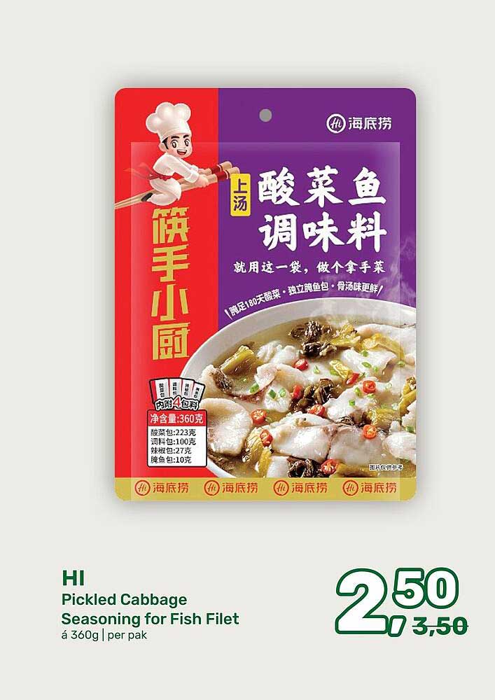 HI Pickled Cabbage Seasoning for Fish Filet