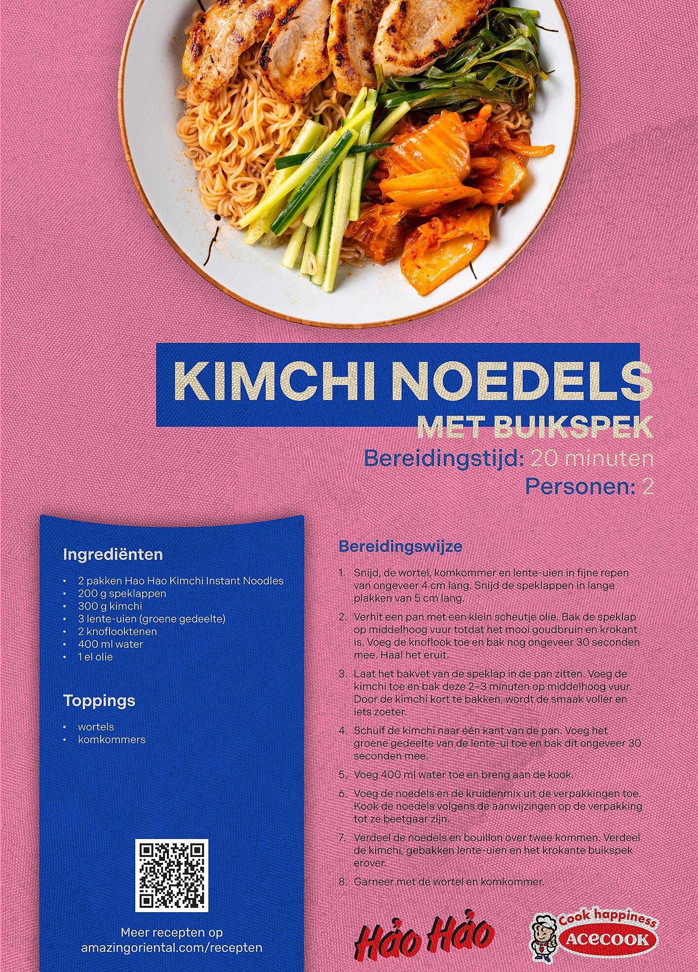 KIMCHI NOEDELS MET BUIKSPEK