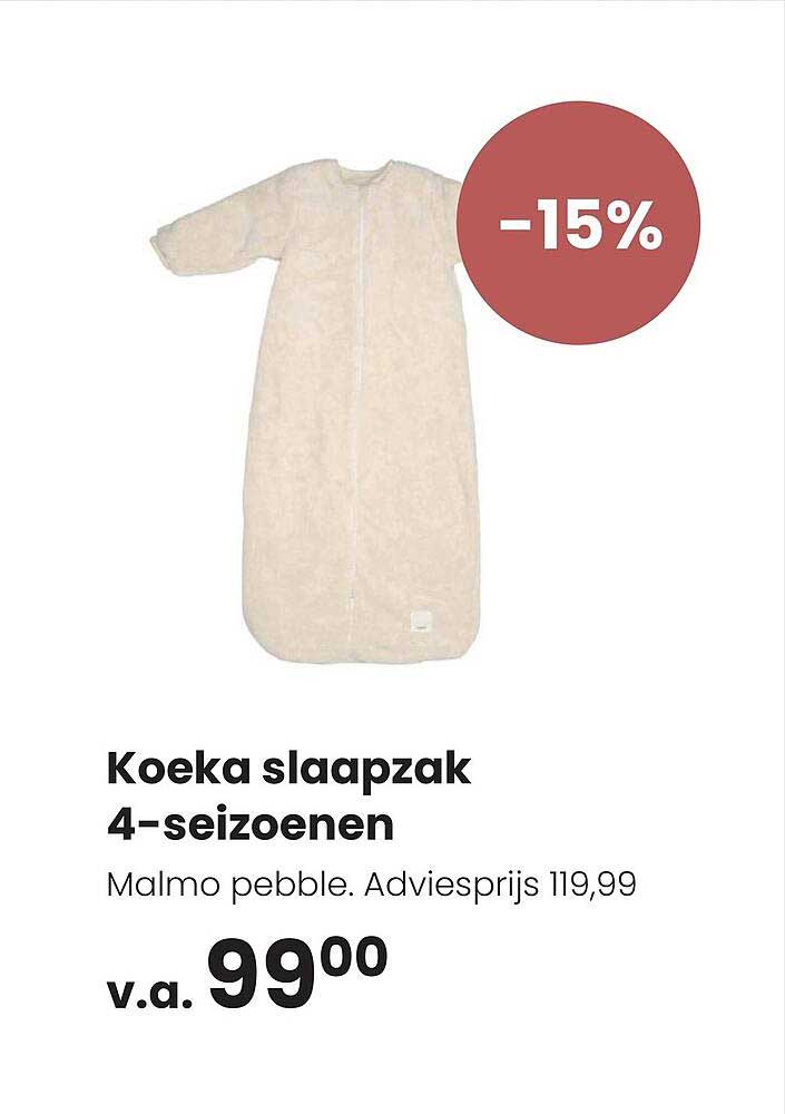 Koeka slaapzak 4-seizoenen -15%