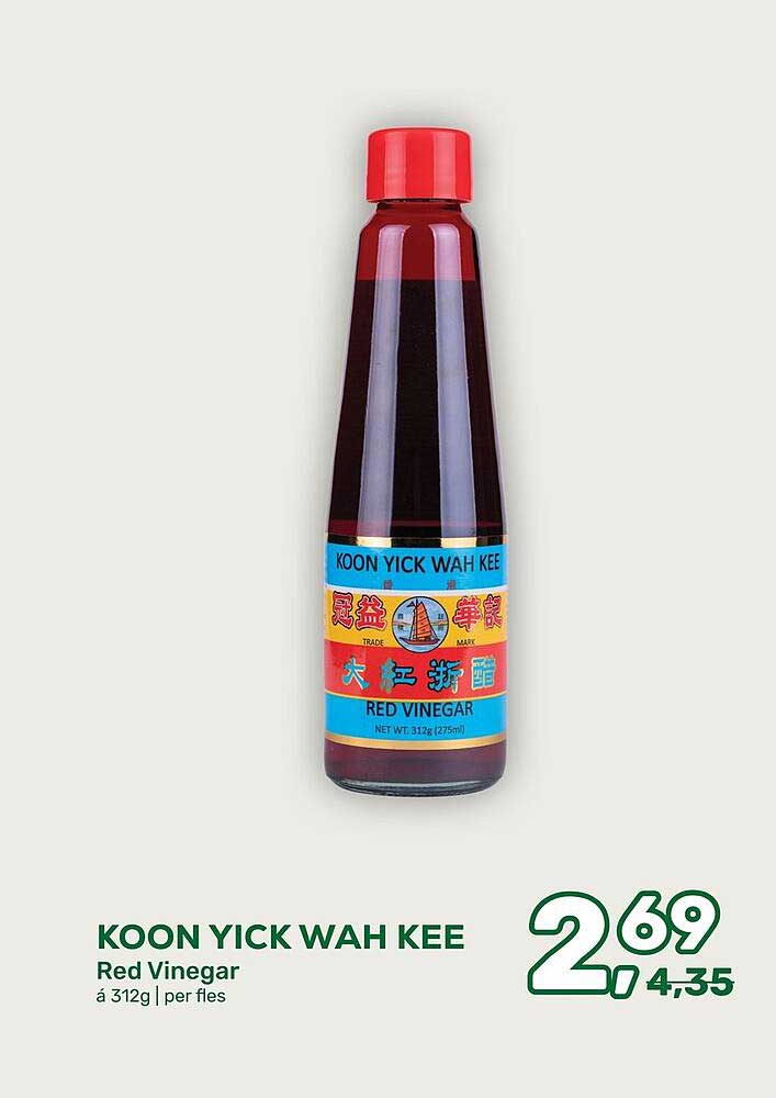 KOON YICK WAH KEE Red Vinegar