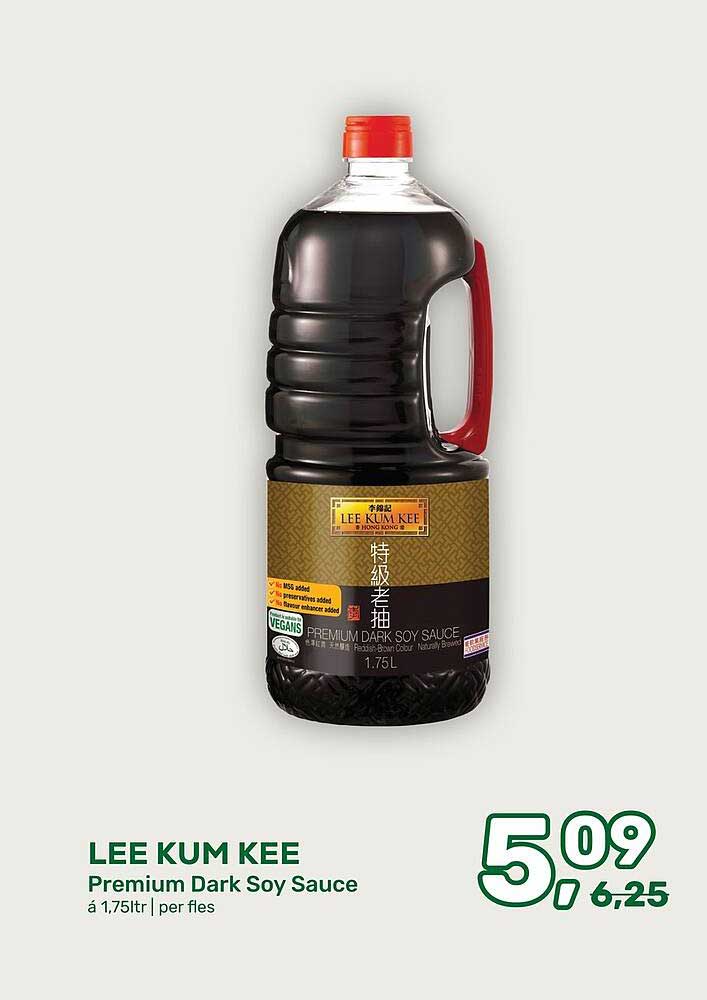LEE KUM KEE Premium Dark Soy Sauce á 1,75ltr | per fles
