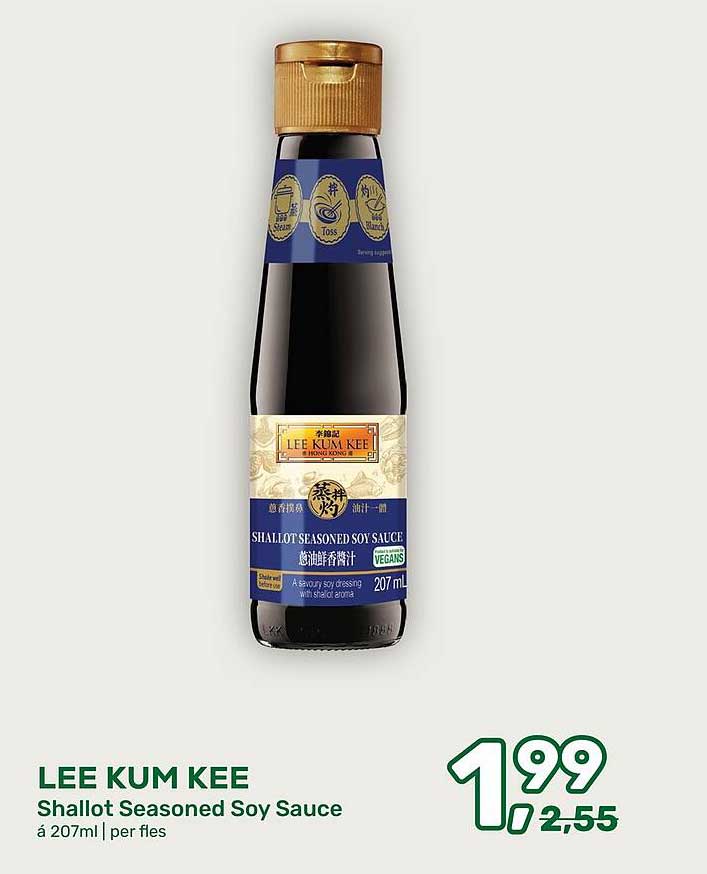 LEE KUM KEE Shallot Seasoned Soy Sauce á 207ml | per fles
