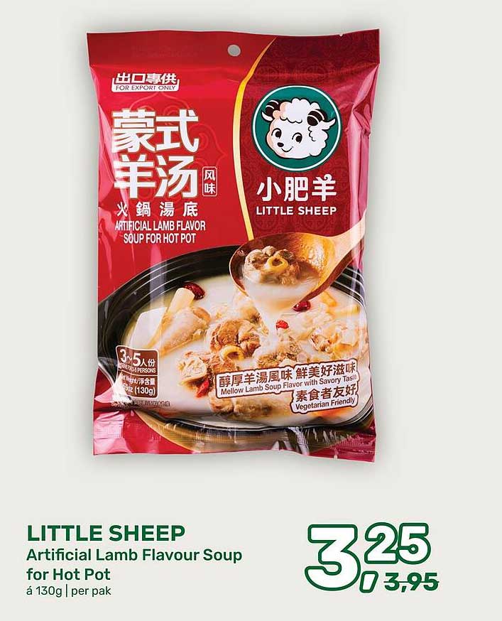 LITTLE SHEEP Artificial Lamb Flavour Soup for Hot Pot