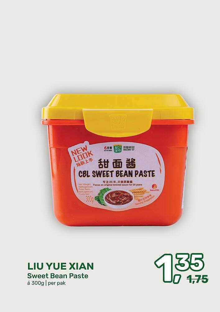 LIU YUE XIAN Sweet Bean Paste