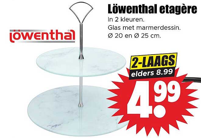 Löwenthal etagère 2-laags elders 8.99