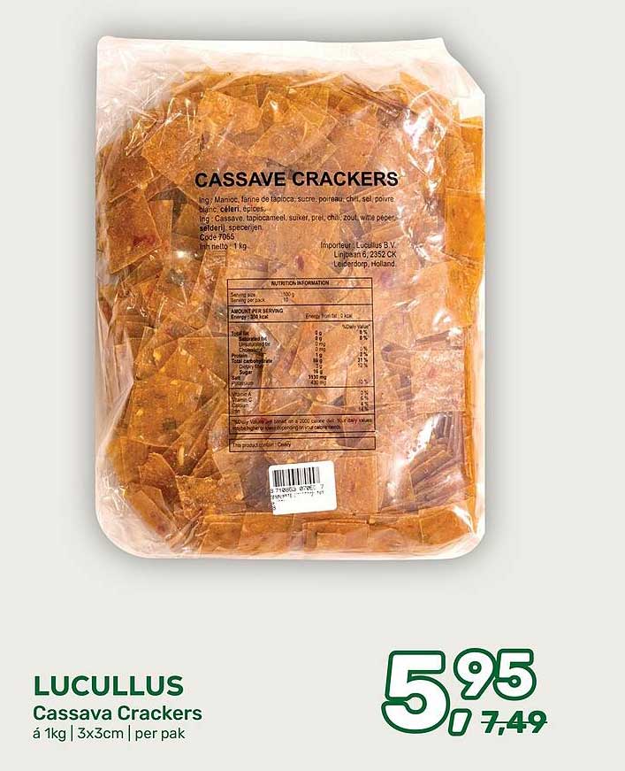Lucullus Cassava Crackers