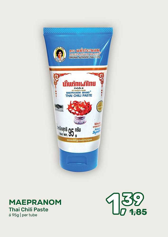 MAEPRANOM Thai Chili Paste á 95g | per tube