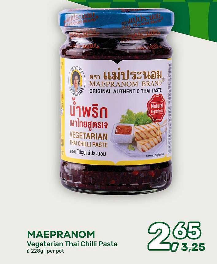 MAEPRANOM Vegetarian Thai Chilli Paste