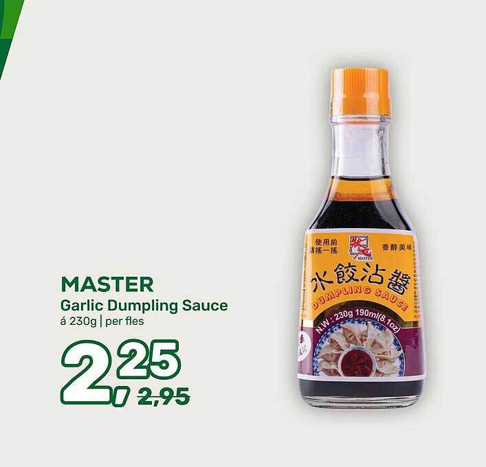 MASTER Garlic Dumpling Sauce á 230g | per fles