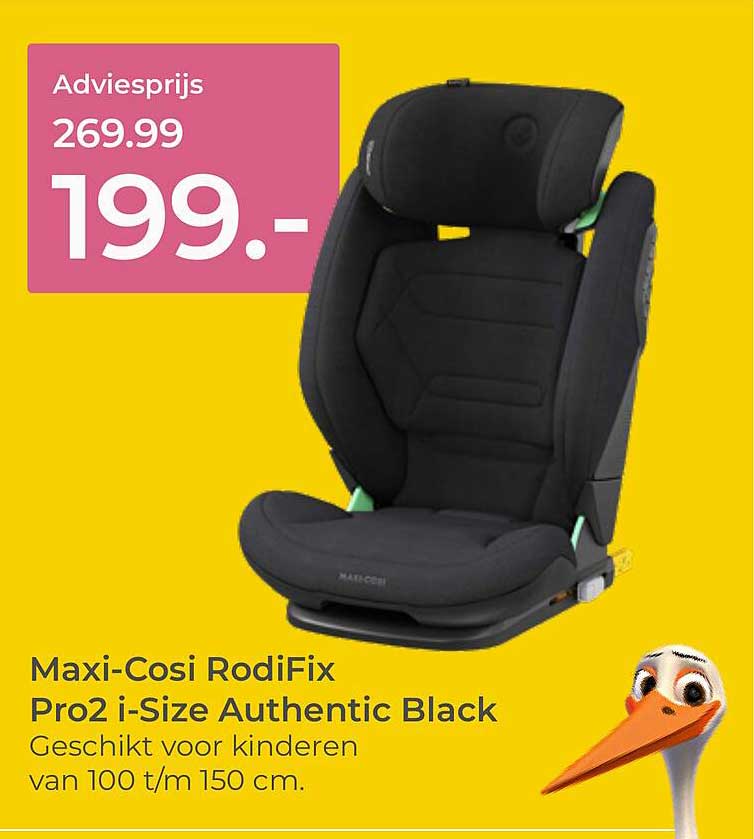 Maxi-Cosi RodiFix Pro2 i-Size Authentic Black