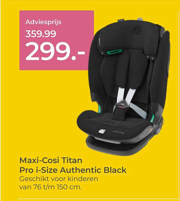 Maxi-Cosi Titan Pro i-Size Authentic Black
