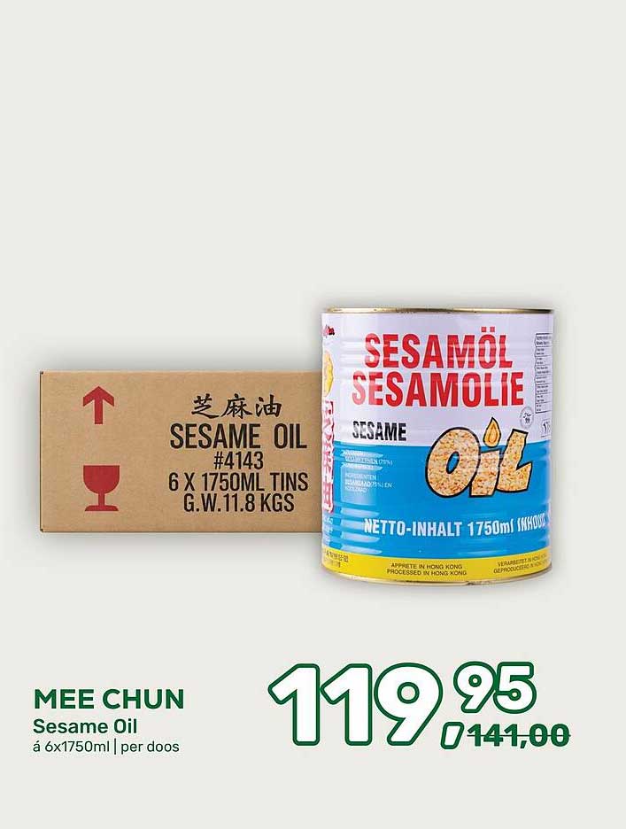 MEE CHUN Sesame Oil à 6x1750ml | per doos