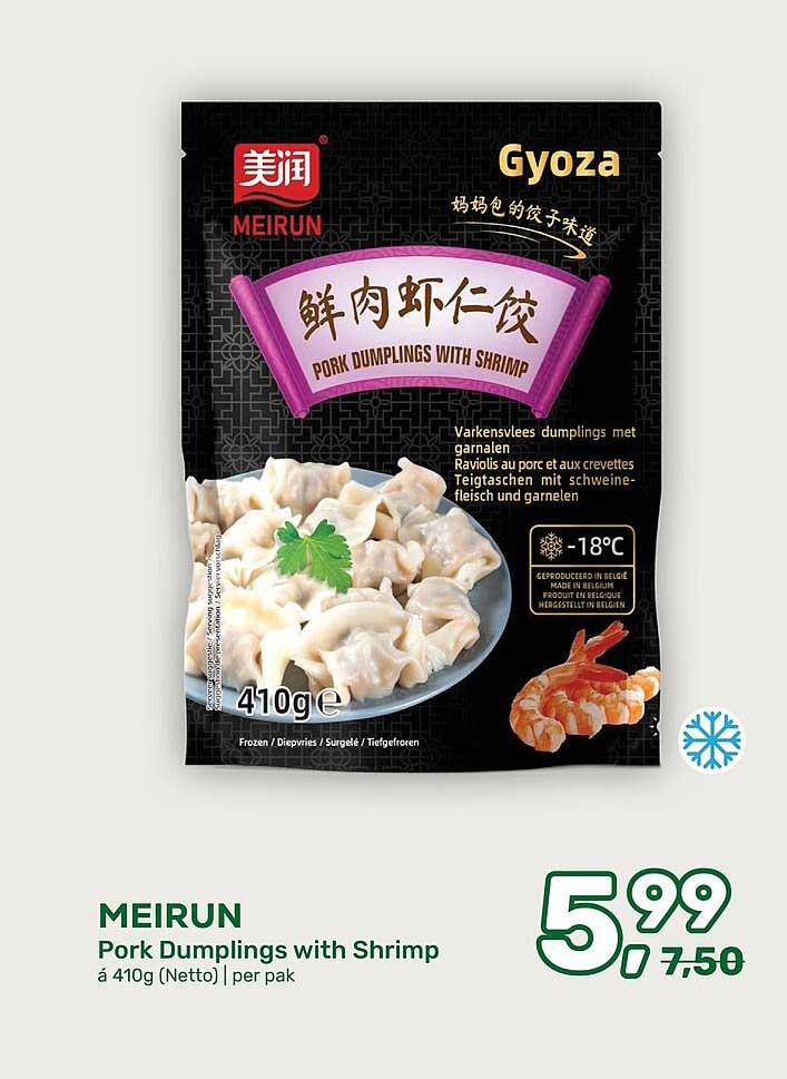 MEIRUN Pork Dumplings with Shrimp
