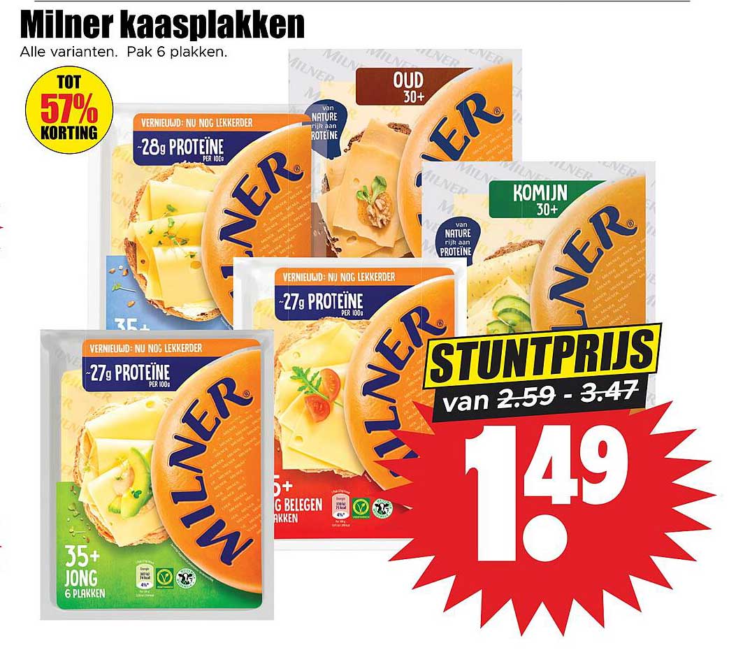 Milner kaasplakken