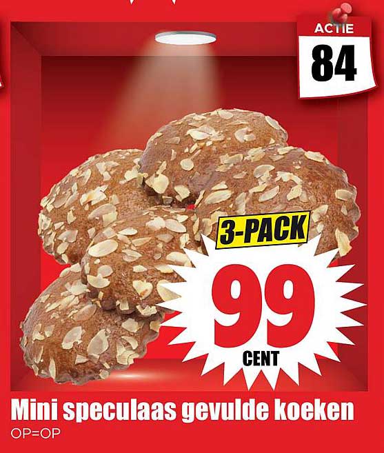 Mini speculaas gevulde koeken 3-pack