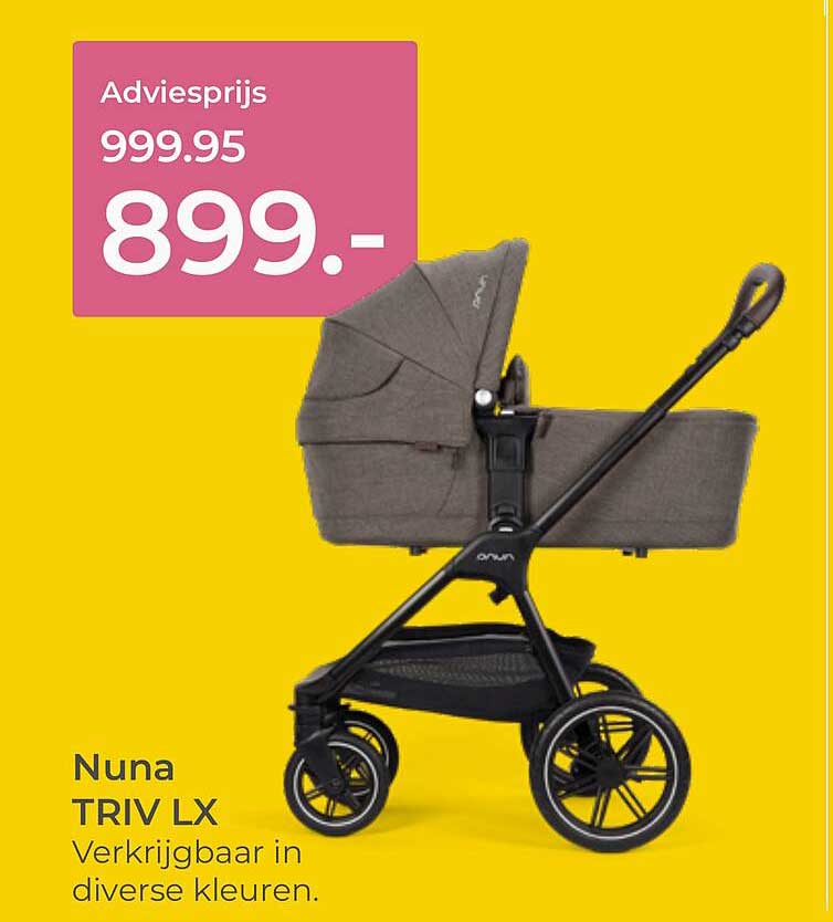 Nuna TRIV LX Verkrijgbaar in diverse kleuren.