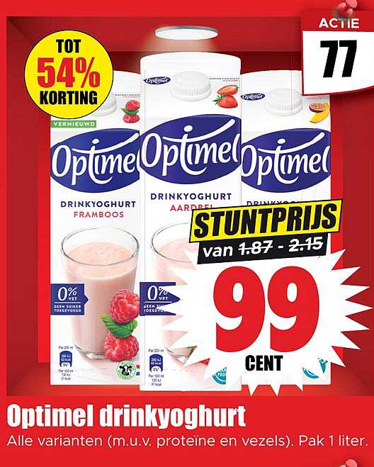 Optimel drinkyoghurt