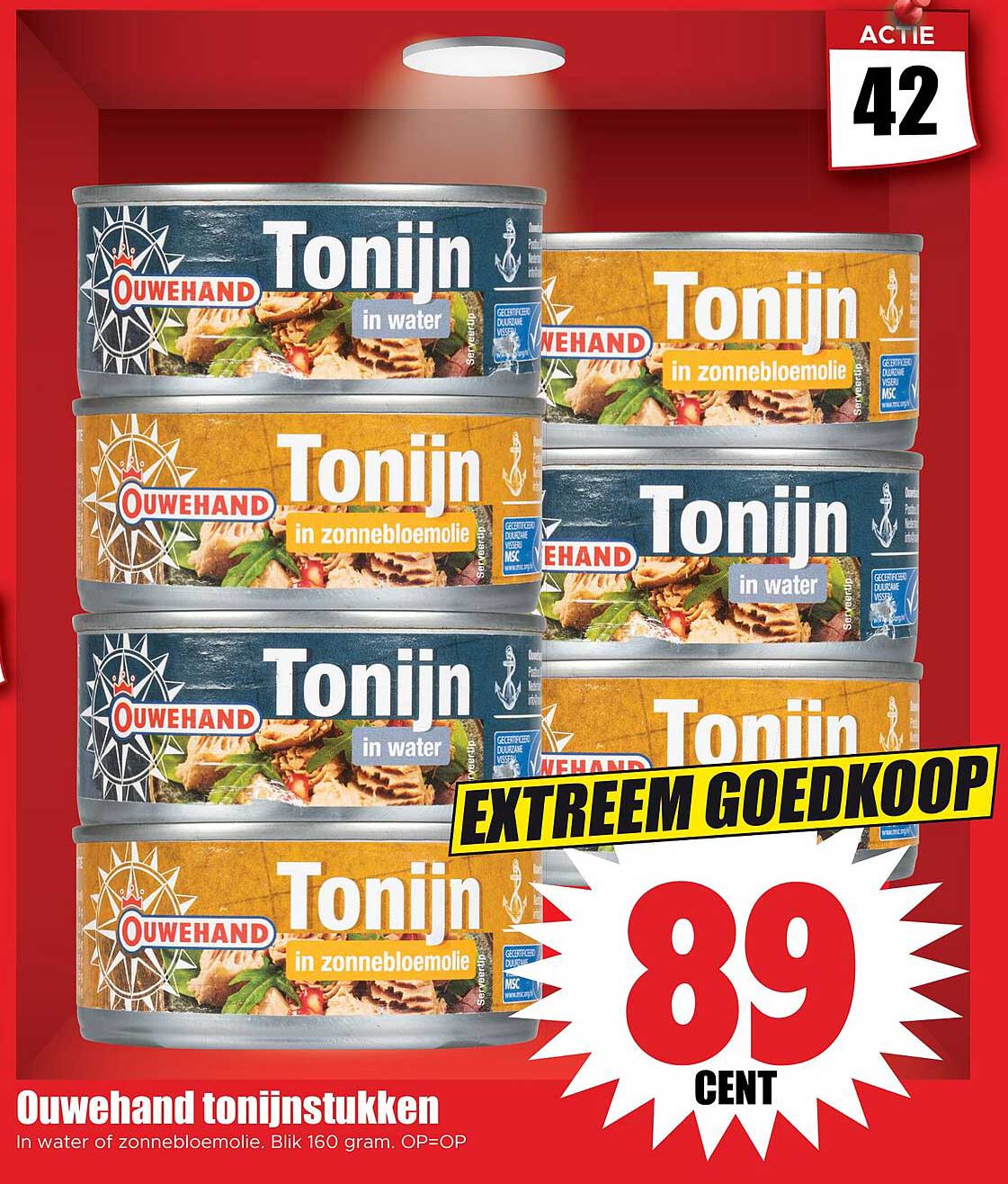 Ouwehand tonijnstukken