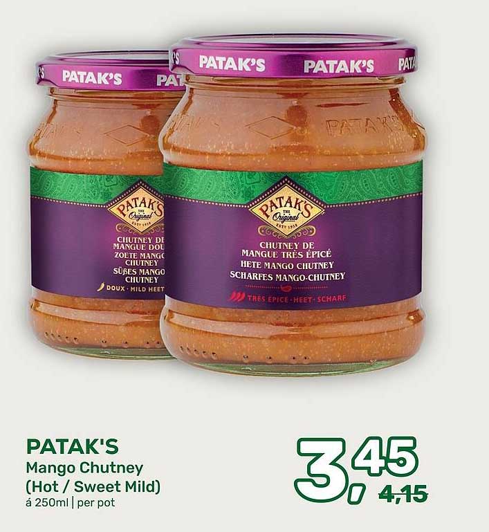 PATAK'S Mango Chutney (Hot / Sweet Mild)