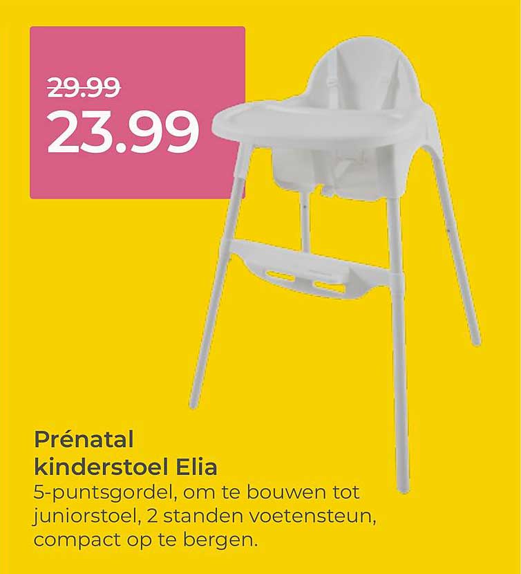 Prénatal kinderstoel Elia