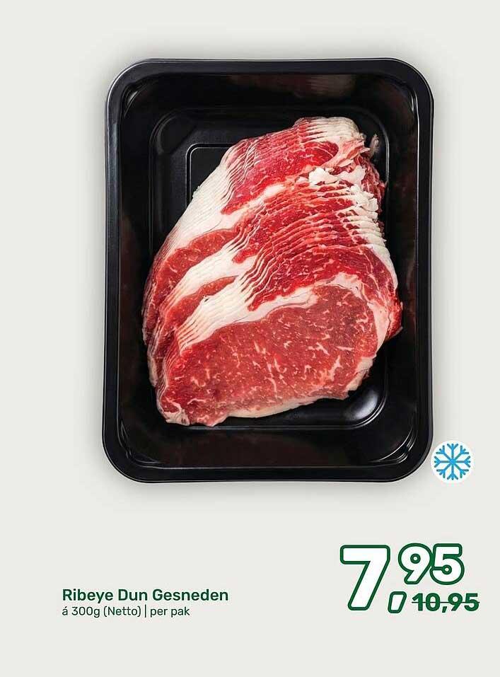 Ribeye Dun Gesneden