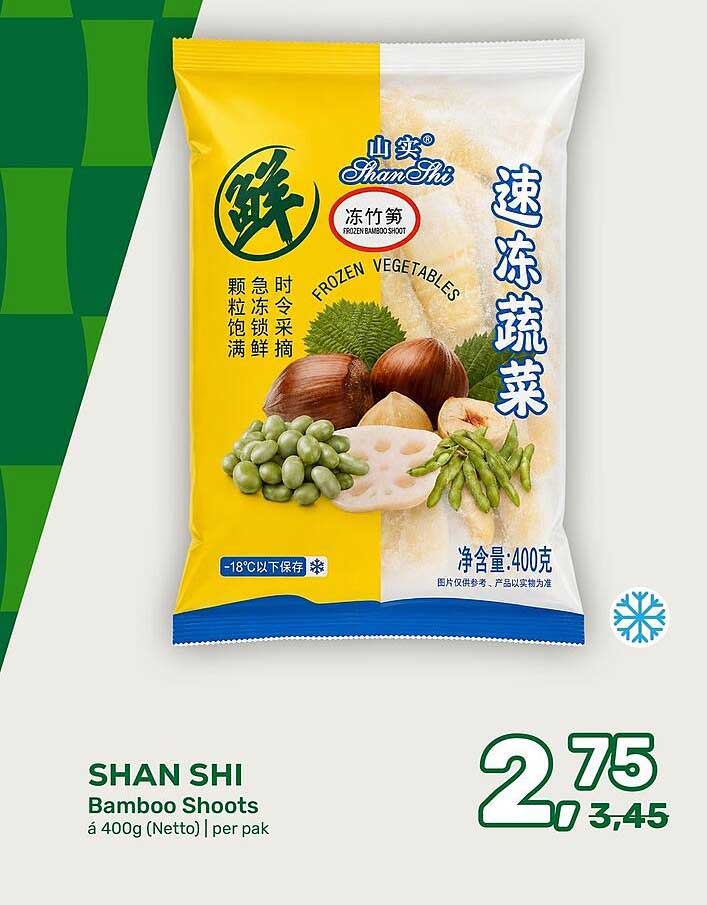 SHAN SHI Bamboo Shoots á 400g (Netto) | per pak