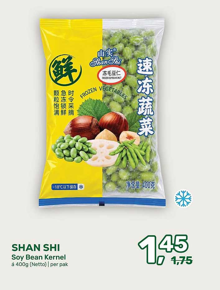 SHAN SHI Soy Bean Kernel á 400g (Netto) | per pak