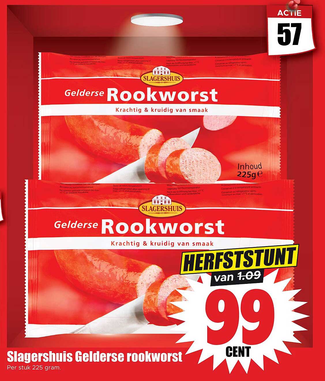 Slagershuis Gelderse rookworst