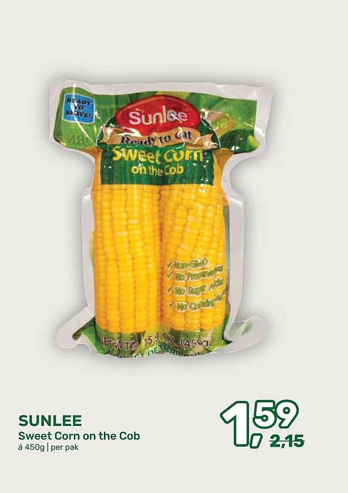 SUNLEE Sweet Corn on the Cob
