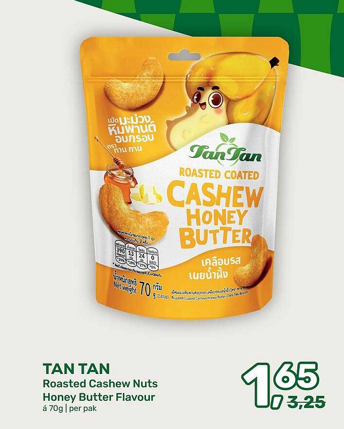 TAN TAN Roasted Cashew Nuts Honey Butter Flavour