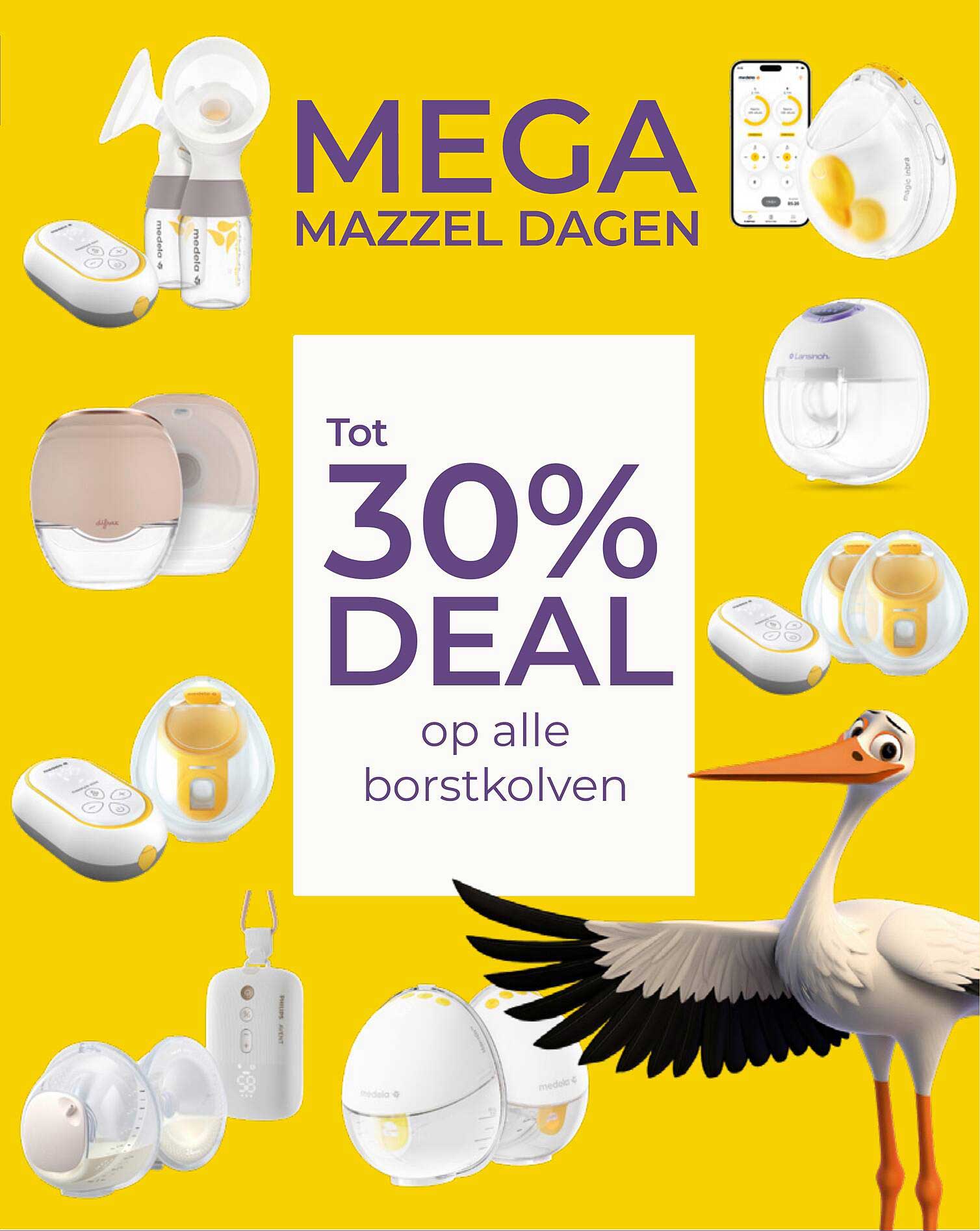 Tot 30% DEAL op alle borstkolfen