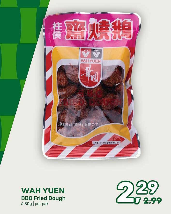 WAH YUEN BBQ Fried Dough á 80g | per pak