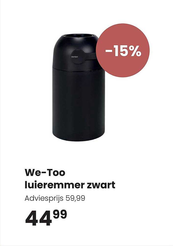 We-Too luieremmer zwart